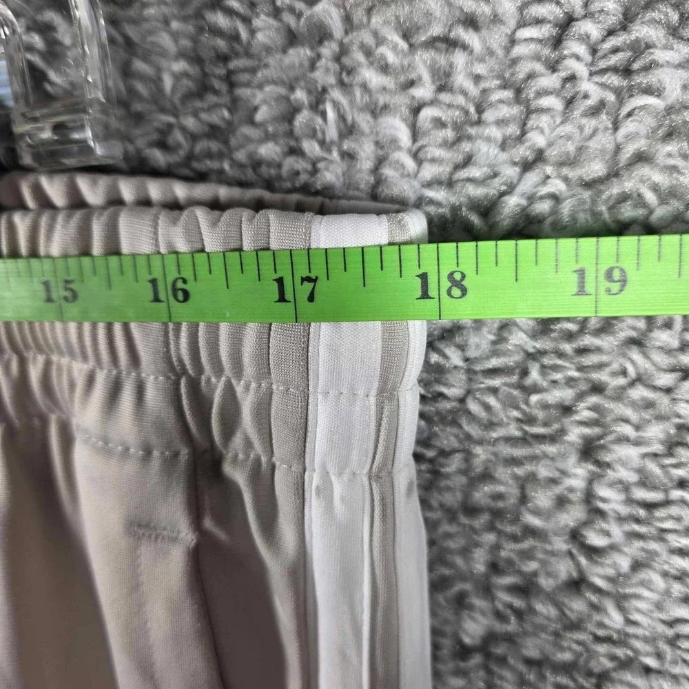 Adidas Track Pants‎ Beige Tan Three Stripe Joggers Mens size XL